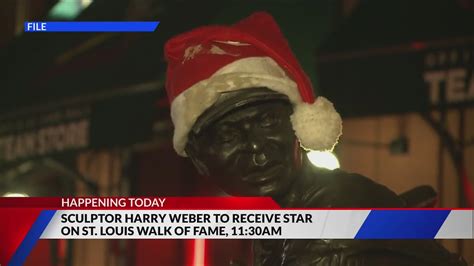 Sculptor Harry Weber and The Spinks Brothers getting stars on St. Louis Walk of Fame today